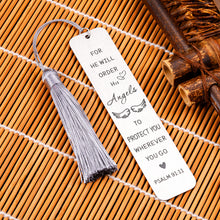 Load image into Gallery viewer, Christian Gifts for Women Inspirational Bible Bookmarks for Book Lovers Religious Gifts Bookmarks for Kids Girls Birthday Christmas Gift for Daughter Son Metal Bookmark Tassels Bible Verse Gifts