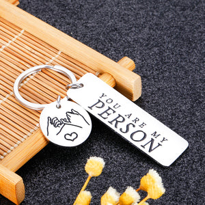 Best Friends Gifts Boyfriend Keychain Birthday Valentines Day Friendship Gifts for Women, BFF, Wife Husband Christmas Anniversary Couple Gifts for Him Her Hubby From Wifey Girlfriend Key Ring