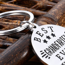 Load image into Gallery viewer, Funny Grandfather Keychain Fathers Day Christmas Gag Gifts for Papa Grandpa Hilarious Keychain stocking stuffers from Granddaughter Grandkids Grandson Gifts Ideas to Grandfather Key Ring