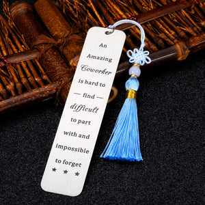 Christmas Office Gifts for Coworkers Thank You Gifts Appreciation Gifts for Coworkers White Elephant Gift Bookmark for Women Men Retirement Birthday Gifts for Boss Metal Bookmarks Bulk for Book Lover