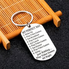 Load image into Gallery viewer, Teen Boys Gift Ideas Funny Gifts for Gamers Valentines Day Gifts for Kids Gifts for Boys Girls Keychain for Boyfriend Big Brothers Gifts Fun Gamer Gifts for Men Women Christmas Birthday Gaming Gifts