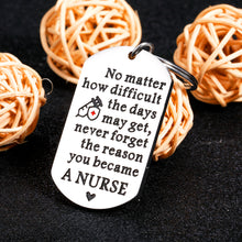 Load image into Gallery viewer, Nurse Gifts Nurse Inspirational Graduation Week Day Gifts Stocking Stuffers for Nursing Students New Nurse Birthday Christmas Gifts Nurse Appreciation Gifts for Women Practitioner RN Nurse Keychains