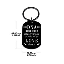 Load image into Gallery viewer, Mother In Law Christmas Gifts Daughter In Law Gifts Adoption Day Gifts Step Dad Step Mom Gifts Ideas Birthday Anniversary Valentine Day Gifts for Adopted Daughter Adopted Son Cute Keychain for Stepson