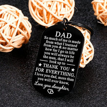 Load image into Gallery viewer, Gifts for Dad Christmas Gifts Dad Stocking Stuffers Dad Presents Fathers Gifts Dad Keychain from Daughter Birthday Keychain Gift for Daddy Papa Stepdad from Wife Valentines Day Anniversary Presents