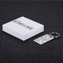Load image into Gallery viewer, I&#39;ve had my daddy&#39;s heart since the frist time he heard mine Wedding Anniversary Gifts Keychain for Husband Wife Boyfriend Girlfriend Him Her Couple Keyring