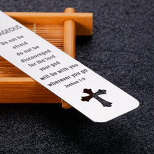 Load image into Gallery viewer, Christian Gifts Bookmarks for Women Inspirational Metal Bookmark for Kids Men Book Lover Birthday Christmas Easter Motivational Cross Bible Bookmark Religious Baptism Gift for Girls Daughter Teens