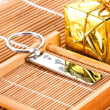 Load image into Gallery viewer, Husband Wife Keychain Valentine Day Birthday I Love You Gifts from Wifey Hubby Christmas Wedding Anniversary Presents for Daughter Son Mom Dad Him Her Girlfriend Boyfriend Couple Key Ring Tag for Women Men