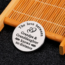 Load image into Gallery viewer, Grandpa Gifts Christmas Unique Gifts for Grandpa Pocket Hug Token Grandfather Gifts from Granddaughter Stocking Stuffers Birthday Gifts for Grandpa Valentine Day Gifts for Granddaughter Grandkids