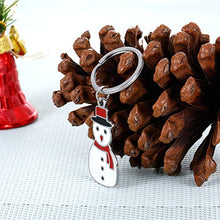 Load image into Gallery viewer, Christmas Gifts Snowman Keychain Chic Fashion Pendant Key Fob Coin Purse Creative Small Gift Stocking Stuffers Jewelry for Child Girl Women