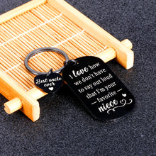 Load image into Gallery viewer, Uncle Gifts, Uncle Gifts from Niece, Funny Gifts for Uncle, Stocking Stuffers for Uncle, Funny Keychain for Uncle from Niece, Christmas Birthday Gifts for Uncle From Niece, Presents for Uncle