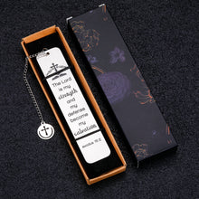 Load image into Gallery viewer, Christian Bookmarks for Women Men Book Markers for Book Lovers Inspirational Religious Bible Verse Gifts for Girls Teens Metal Bookmark Christmas Birthday Graduation Gifts for Daughter Son Boys