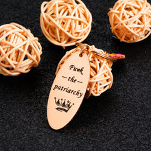 Load image into Gallery viewer, Stocking Stuffers for Women Daughter Gifts from Mom Inspirational Gifts for Mom Birthday Christmas Presents for Girls Friends Rose Gold Keychain Feminist Gift Car Keychain for Teens Female Coworker