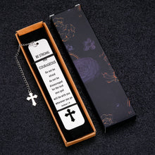 Load image into Gallery viewer, Christian Gifts Bookmarks for Women Inspirational Metal Bookmark for Kids Men Book Lover Birthday Christmas Easter Motivational Cross Bible Bookmark Religious Baptism Gift for Girls Daughter Teens