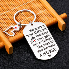 Load image into Gallery viewer, Nurse Gifts Nurse Inspirational Graduation Week Day Gifts Stocking Stuffers for Nursing Students New Nurse Birthday Christmas Gifts Nurse Appreciation Gifts for Women Practitioner RN Nurse Keychains