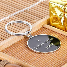 Load image into Gallery viewer, I Love You 3000 Keychain for Boyfriend Girlfriend Dad Birthday Christmas Gifs for Comic Movie Inspired Gift for Husband Wife Daughter Son Boys Girls Couple Wedding Anniversary Presen for Her Him