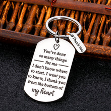 Load image into Gallery viewer, Thank You Gifts for Women Men Coworker Employee Appreciation Gifts Christmas Presents for Teachers Football Coach Vet Tech Gifts Boss Day Birthday Gift for Boss Lady Male Office Gratitude Keychains