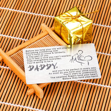 Load image into Gallery viewer, Inspirational Engraved Wallet Inserts to My Son Christmas Gifts with Motivational Quote Men Wallet Insert Cards for Birthday Graduation Gifts Before Too Long Your Life Will Change Wallet Card