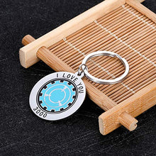 Load image into Gallery viewer, I Love You 3000 Keychain Iron Man Gift for Dad Boyfriend Husband Girlfriend Wife Christmas Birthday Thanksgiving Inspire Gifs for Son Daughter Mom Papa Valentine Day for Girlfriend Boyfriend Jewelry for Her Him