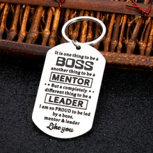 Load image into Gallery viewer, Boss Gifts Boss Lady Gifts for Women Men Stocking Stuffers Thank You Gifts Employee Appreciation Gifts Christmas Gifts for Boss Coworker Farewell Going Away Gifts Birthday Presents Boss Keychain