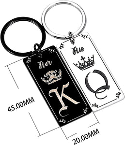 Gifts for Boyfriend Couple Valentines Day Gifts for Him Her Husband Cute Keychain Christmas Birthday Gifts for Girlfriend Wife 1 Year Anniversary Wedding Gifts for Fiance Fiancee Groom Bridge Gifts