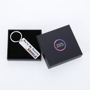 Funny Boyfriend Birthday Gifts Keychain for Him Her Couple Gifts for Boyfriend Husband Hubby Wedding Anniversary Gifts from Girlfriend Wife Bride Christmas Valentine Gifts for Women Men Keyring