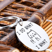 Load image into Gallery viewer, Cat Funny Best Friend Keychain Christmas Birthday Thank You Gifts for Women Men Sister Brother Anniversary Valentine Friendship Presents for BFF Daughter Son Coworkers Cat Keyrings Jewelry