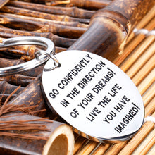 Load image into Gallery viewer, Inspirational Graduation Gifts for Her Him Daughter Son Class of 2021 Graduate Gift from Mom Dad for Nurse Teen Girls Boys Boyfriend Girlfriend High School College Best Friends BFF Key Ring Jewelry