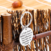 Load image into Gallery viewer, Boss Appreciation Leader Gifts Boss Day Coworker Leaving Gifts Keychain for Men Women Boss Supervisor PM Mentor Coach Coworker Mentor Going Away Thank You Gifs for Retirement Manager Boss Key Ring