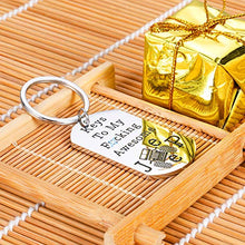 Load image into Gallery viewer, Jep Lover Gifts for Men Women Husband Wife Boyfriend Keys to My Awesome Jep Accessory Keychain Jeepsy Soul Enthusiast Birthday Christmas Anniversary Presents for Him Her Daughter Son Keyring