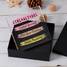 Load image into Gallery viewer, Stocking Stuffers for Teens Inspirational Gifts for Women Office Decor Encouragement Gifts for Daughter Son Coworker Friends Christmas Presents Sister Gifts Birthday Cheer Up Gifts Acrylic Home Decor