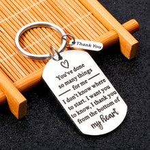 Load image into Gallery viewer, Thank You Gifts for Women Men Coworker Employee Appreciation Gifts Christmas Presents for Teachers Football Coach Vet Tech Gifts Boss Day Birthday Gift for Boss Lady Male Office Gratitude Keychains