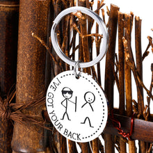 Load image into Gallery viewer, I’ve Got Your Back Stick Figures Keychain for Her Him Funny Friend Valentine&#39;s Day Keychain Gifts for Best Friends BFF Coworker Daughter Son Sisters Brothers Friendship Graduation Birthday Christmas