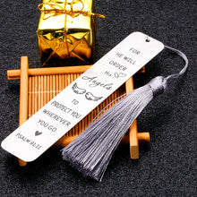 Load image into Gallery viewer, Christian Gifts for Women Inspirational Bible Bookmarks for Book Lovers Religious Gifts Bookmarks for Kids Girls Birthday Christmas Gift for Daughter Son Metal Bookmark Tassels Bible Verse Gifts