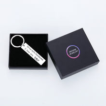 Load image into Gallery viewer, Drive Safe Gifs Keychain Valentines Day Birthday Husband Boyfriend from Wife Girlfriend Fathers Day Christmas Keyring Gifs for Dad Son Brother Hubby Anniversary New Driver Truker Keyring for Men