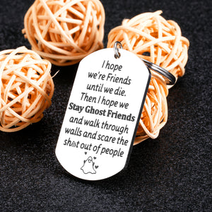 Friendship Gifts for Women Friends Funny Gift for Friends Female Long Distance Friendship Gifts Unique Friend Gift Sister Brother Bff Birthday Gifts Cute Keychain Christmas Presents for Girls Boy Teen