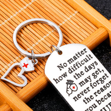 Load image into Gallery viewer, Nurse Gifts Nurse Inspirational Graduation Week Day Gifts Stocking Stuffers for Nursing Students New Nurse Birthday Christmas Gifts Nurse Appreciation Gifts for Women Practitioner RN Nurse Keychains