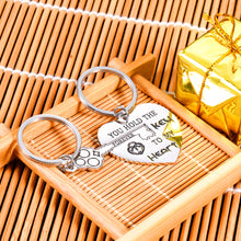 Load image into Gallery viewer, Christmas Gifts Couple Keychains Gifts for Husband Funny Anniversary Valentines Day Gifts for Husband Fiancee from Fans Wife You Hold The Key To My Heart Couple Keychain for Him Her Stocking Stuffers Couple Merchandise