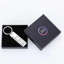 Load image into Gallery viewer, Sympathy Memorial Gifts for Loss of Loved One Keychain Remembrance Gifts for Father Mother Grandfather Grandmother Angel Gift in Memory of Grandpa Grandma Mom Dad Son Daughter Keyring Jewelry