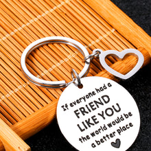 Load image into Gallery viewer, Friendship Gifts for Women Friends Long Distance Friendship Gift Birthday Christmas Presents Thank You Gifts for Boys Girls Sisters Keychain for Men Brother Coworker Appreciation Leaving Farewell Gift