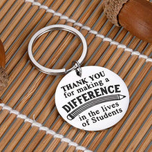 Load image into Gallery viewer, Teacher Appreciation Gifts Teacher Keychain Back to School End of Year Thanksgiving Valentine&#39;s Day Christmas Gifts for Teachers Retirement