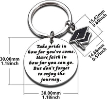 Load image into Gallery viewer, Stocking Stuffers for Teens Graduation Gifts Christmas Gifts for Students Class of 2023 Gifts for Readers Graduation Gift for Her Him College Nursing Students Gifts Inspirational keychain for Boy Girl