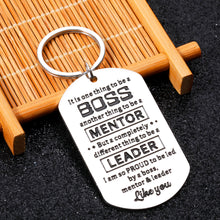 Load image into Gallery viewer, Boss Gifts Boss Lady Gifts for Women Men Stocking Stuffers Thank You Gifts Employee Appreciation Gifts Christmas Gifts for Boss Coworker Farewell Going Away Gifts Birthday Presents Boss Keychain