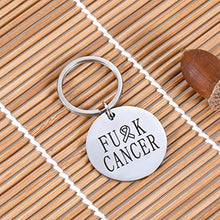 Load image into Gallery viewer, Cancer Keychain Gifs for Women Men Skin Lung Breast Cancer Awareness Gifs Ribbon Key Ring for Cancer Survivor Chemo Patients Inspirational Keychains for Women Friend Cancer Message Presents