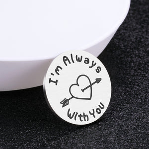 Pocket Hug Token Coin Gifts for Boyfriend Girlfriend Stocking Stuffers for Men Women Gifts for Teenage Girls Mom gifts from Daughters Christmas Presents for Teens Boys Husband Birthday Valentine Gift