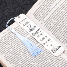 Load image into Gallery viewer, Book Markers Bookmarks for Women Kids Funny Gifts Cute Bookmarks for Men Book Lovers Christmas Birthday Gifts for Daughter Son Metal Halloween Bookmark Tassels Book Club College Student Gifts