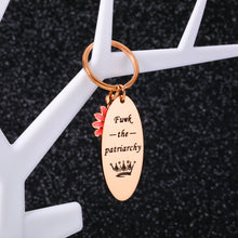 Load image into Gallery viewer, Stocking Stuffers for Women Daughter Gifts from Mom Inspirational Gifts for Mom Birthday Christmas Presents for Girls Friends Rose Gold Keychain Feminist Gift Car Keychain for Teens Female Coworker