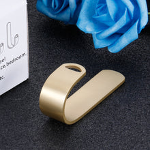 Load image into Gallery viewer, STVK Adhesive Hooks Heavy Duty Wall Hooks Stainless Steel Ultra Strong Waterproof Hanger for Robe Coat Towel Keys Bags Home Kitchen Bathroom