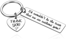 Load image into Gallery viewer, Boss Coworker Coach Appreciation Gifts Men Women Office Keychain Boss Day Chritsmas Cheerleading Retirement Thank You Gift for Team Leader PM Manager Employee