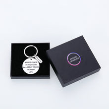 Load image into Gallery viewer, Cheer Coach Keychains Appreciation Birthday Gifts for Women Men Coach Sports Thank You Gifts for Cheerleading Soccer Basketball Gymnastics Swim Volleyball Tennis Coaches Retirement Gifts Keyring