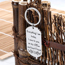 Load image into Gallery viewer, Mom Keychain Christmas Birthday Wedding Valentines Appreciation Presents for New Step Mother of the Bride Gifts Mothers Day Keychain from Daughter Son